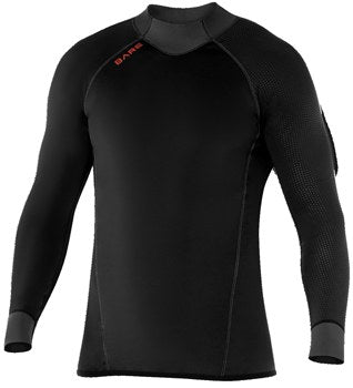 Exowear Long sleeve Top Unisex LG Blk/Grey Wetsuit