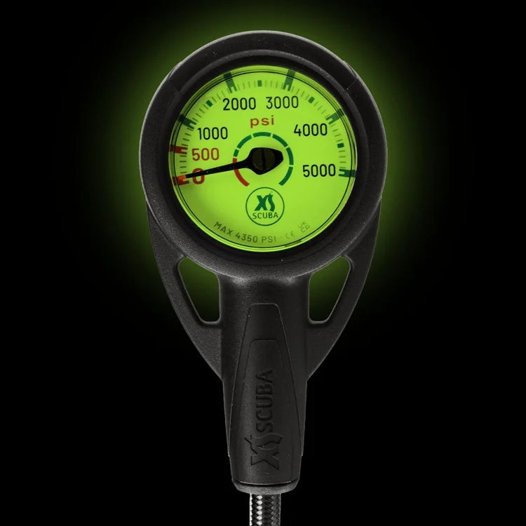 XS Scuba QuikVu Pressure Guage Assembly/PSI