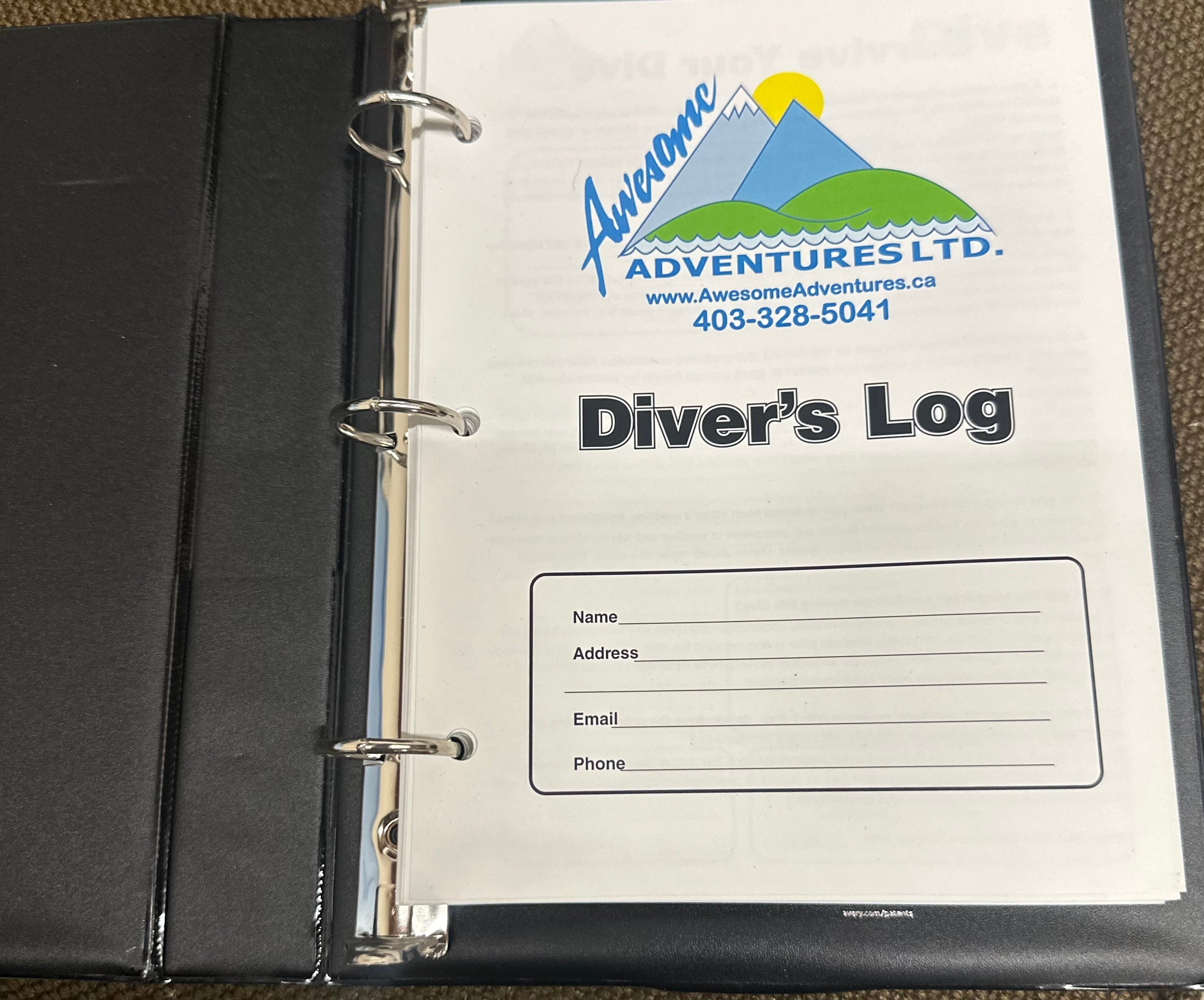 Awesome Adventure Logbook