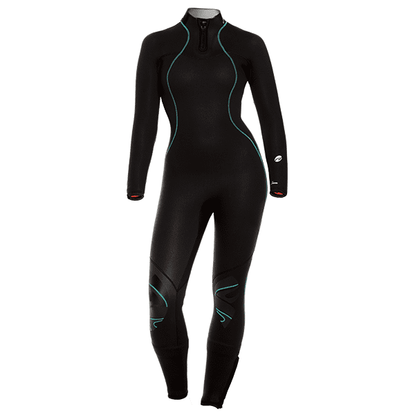 Bare Nixie Ultra Wetsuit Full Wms Bk/Teal 10